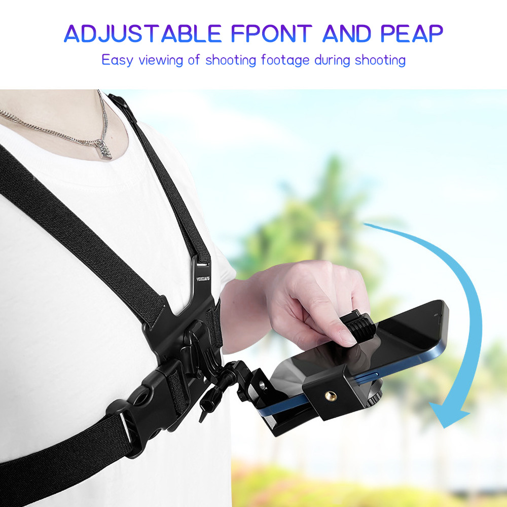 Desk Organizer - Chest Mount Phone Strap Holder Adjustable