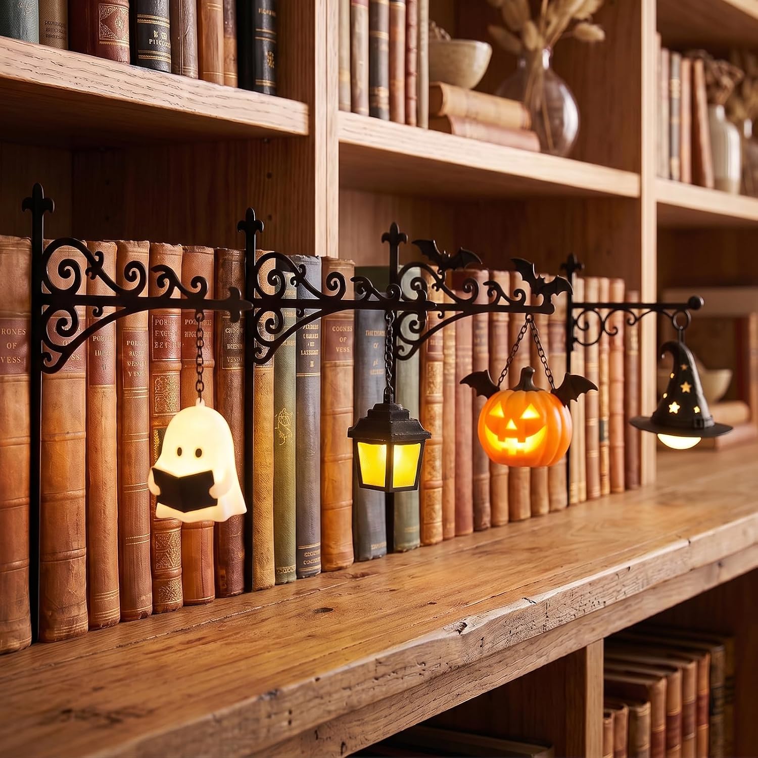 Library Lantern-Decorative Boo - Bookshelf ulasan dan harga