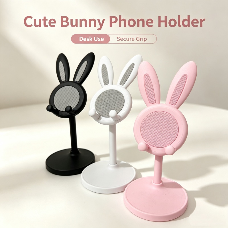 Cute Bunny Phone Stand Adjusta - Standing Desk ulasan dan harga