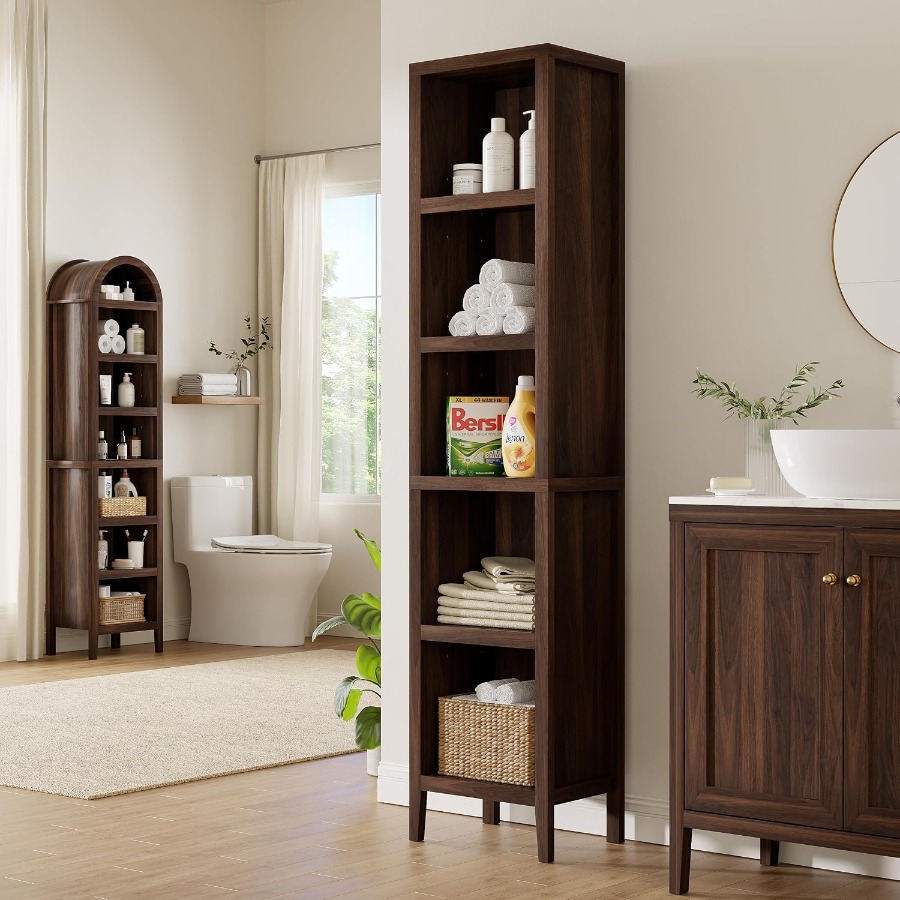 71 Tall Narrow Bookcase, 5-Tie - Bookshelf ulasan dan harga