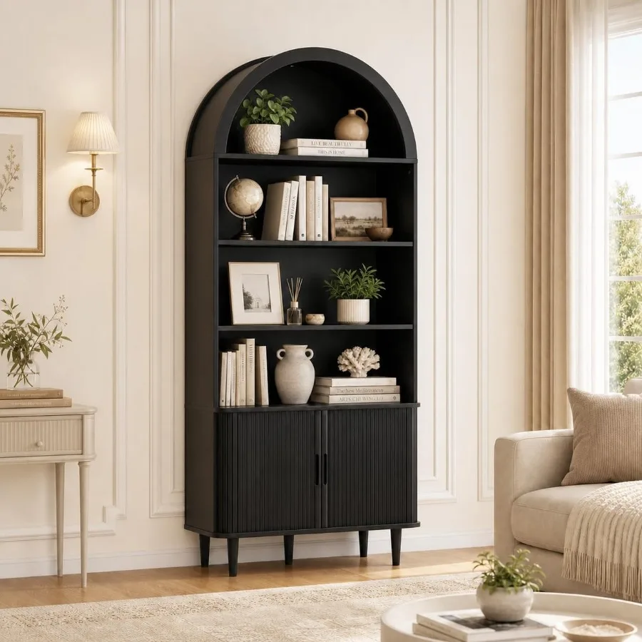 71 Tall Arched Bookshelf for L - Bookshelf ulasan dan harga