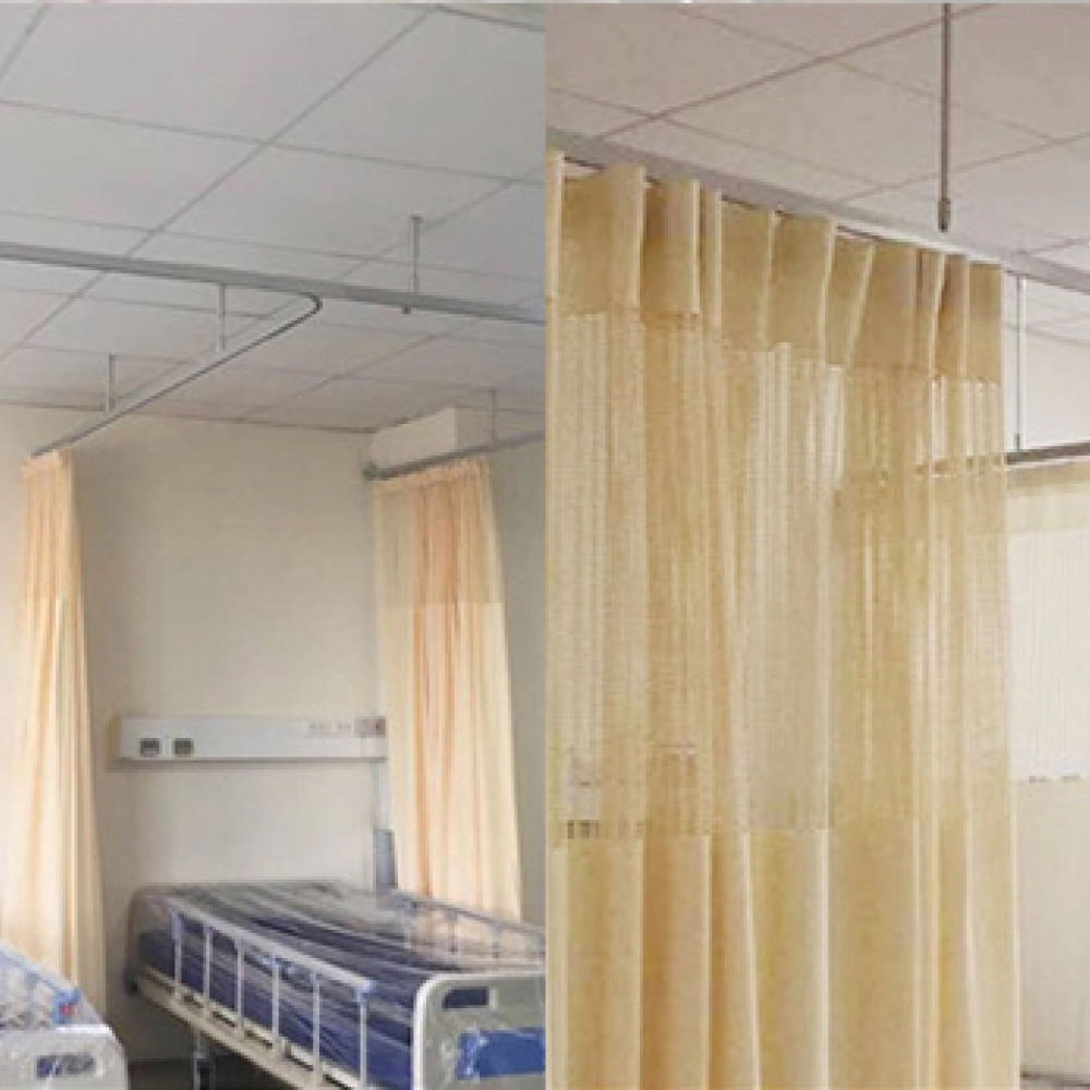 Bent Curtain Rod Track For Med - Partition Screen Divider ulasan dan harga