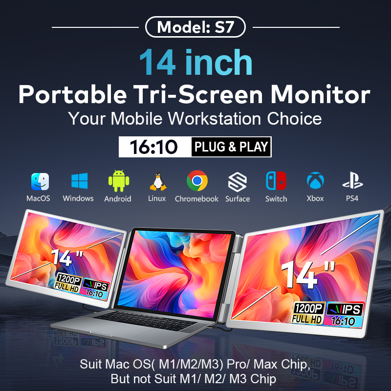 Dual Screen Display Portable L - Monitor Stand ulasan dan harga