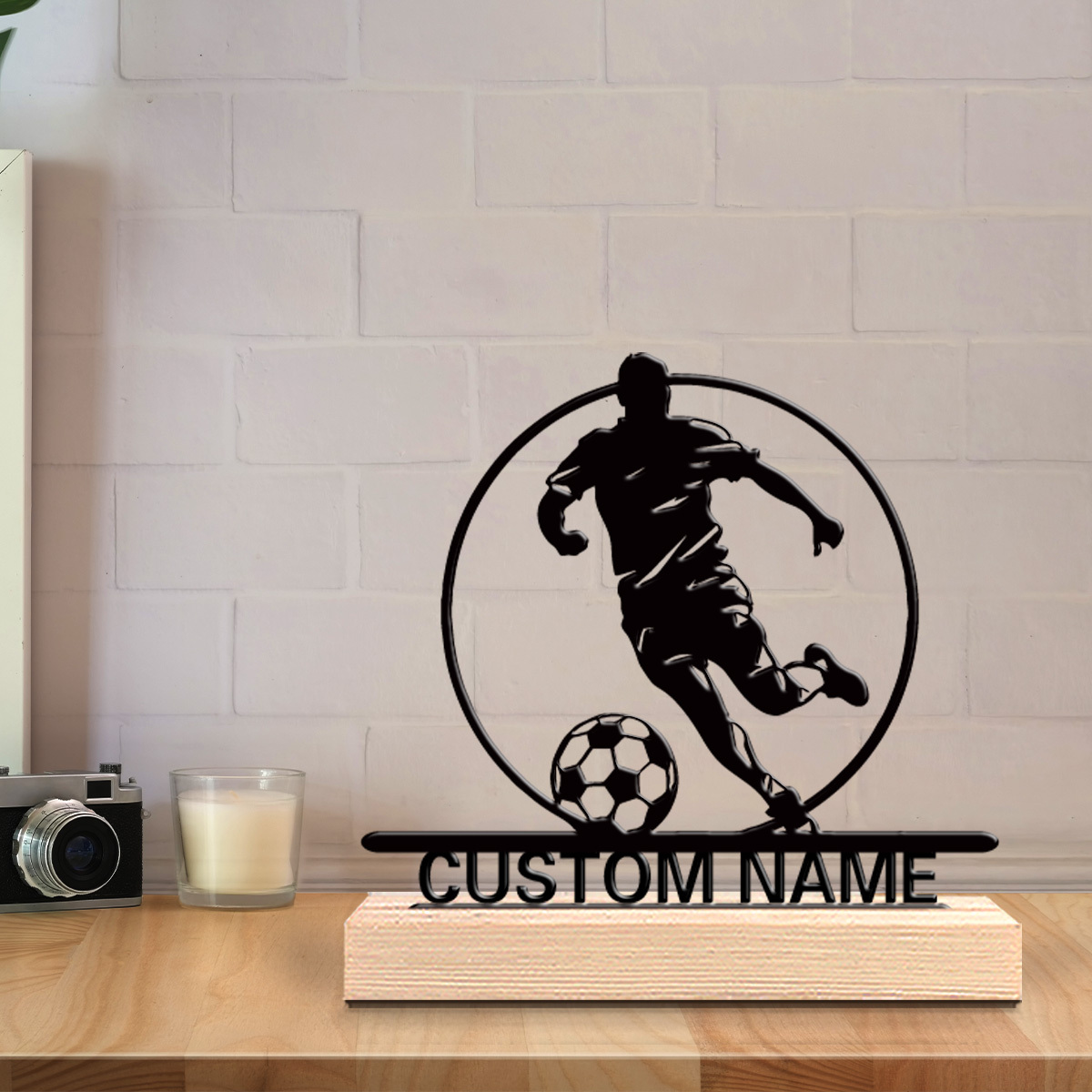 Custom Soccer Player Metal Sta - Office Furniture Brands ulasan dan harga