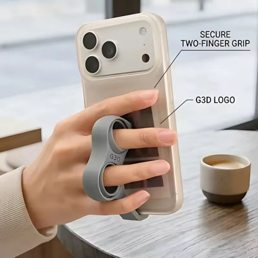 1PCS Cellphone Grip Holder Fin - Standing Desk ulasan dan harga