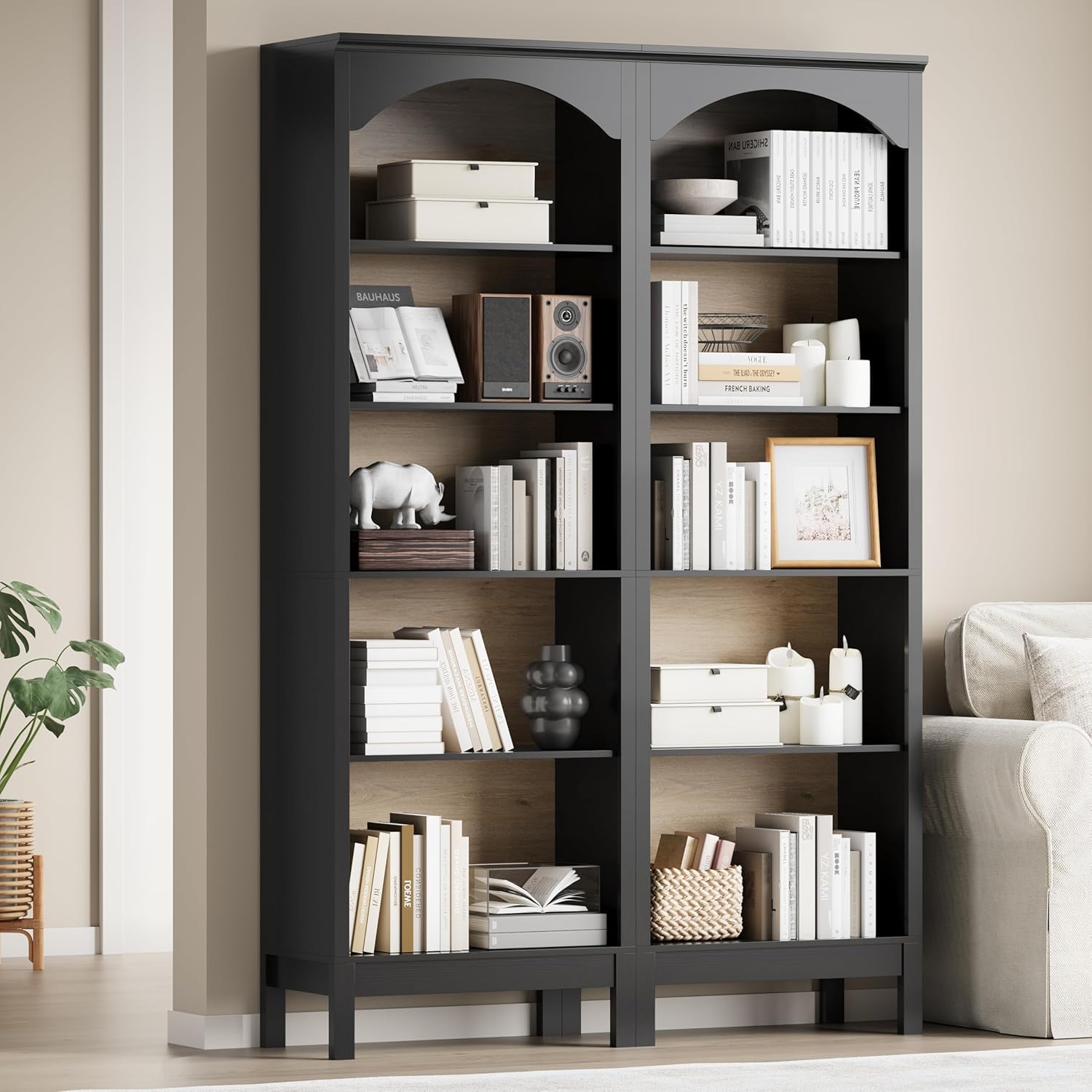 Arched Bookshelf with 5 Tier O - Bookshelf ulasan dan harga