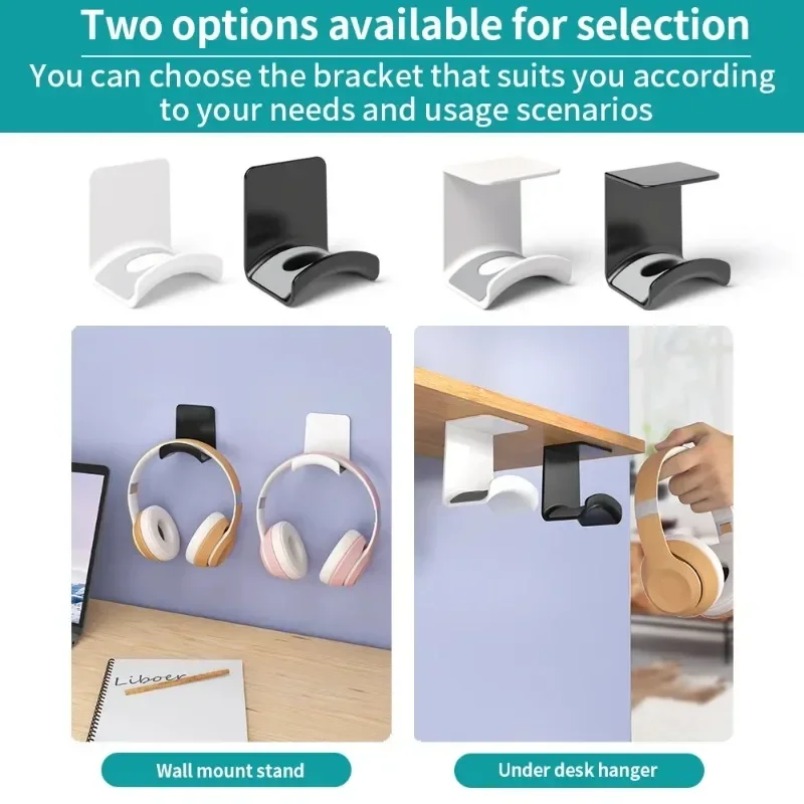 Self Adhesive Headphone Stand  - Monitor Stand ulasan dan harga