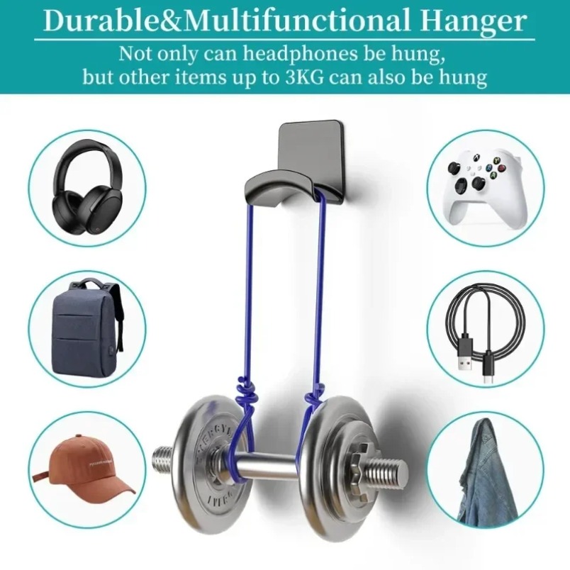Self Adhesive Headphone Stand  - Monitor Stand ulasan dan harga