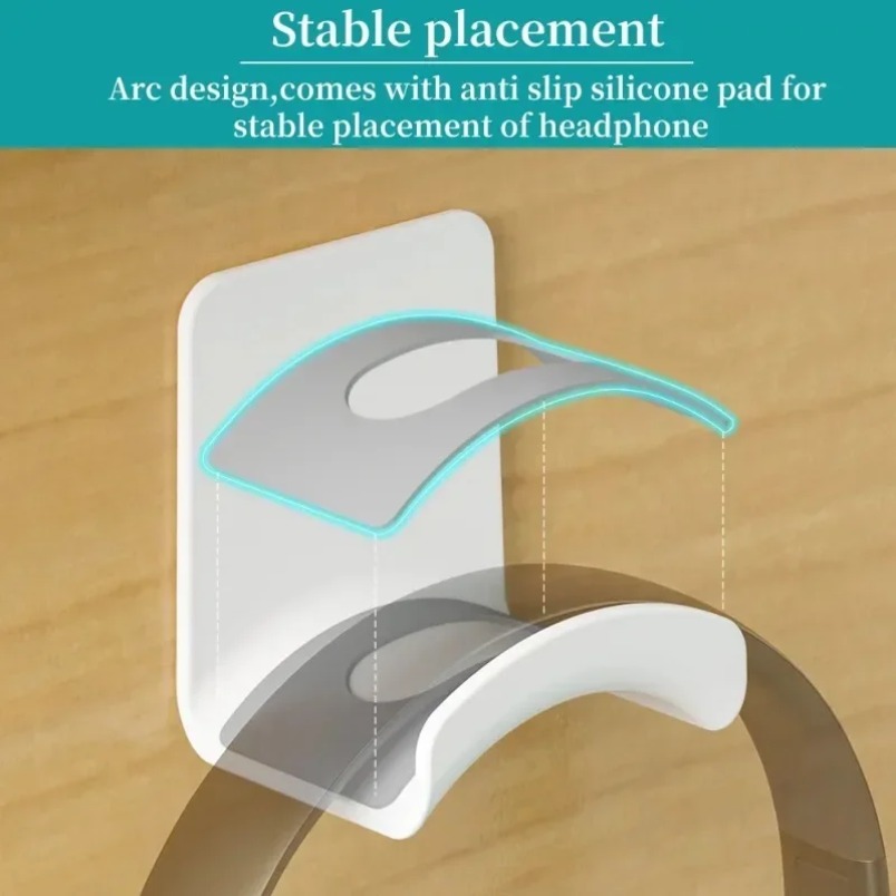 Self Adhesive Headphone Stand  - Monitor Stand ulasan dan harga