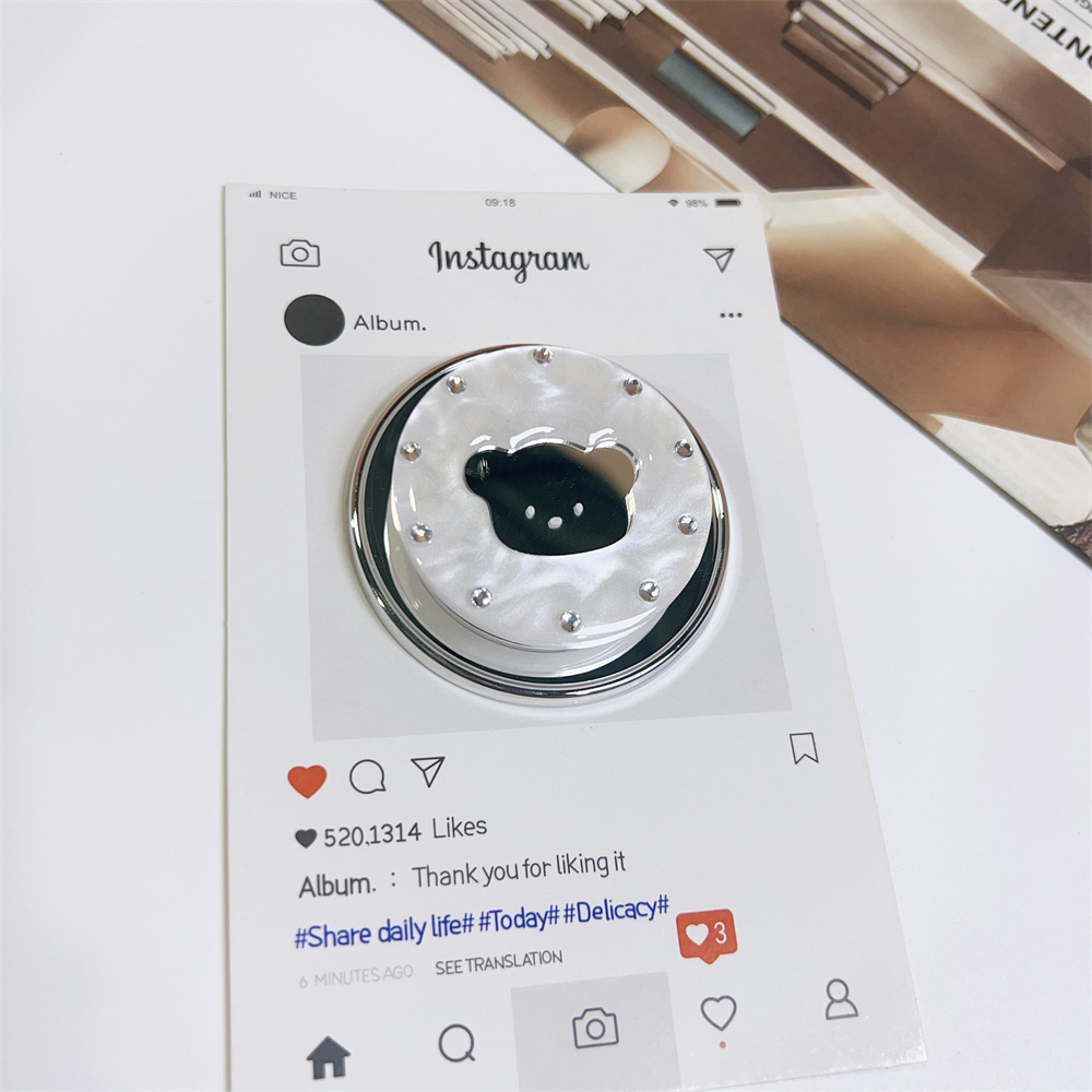 Bear Mirror Magnetic Mobile Ph - Mobile Pedestal Cabinet ulasan dan harga