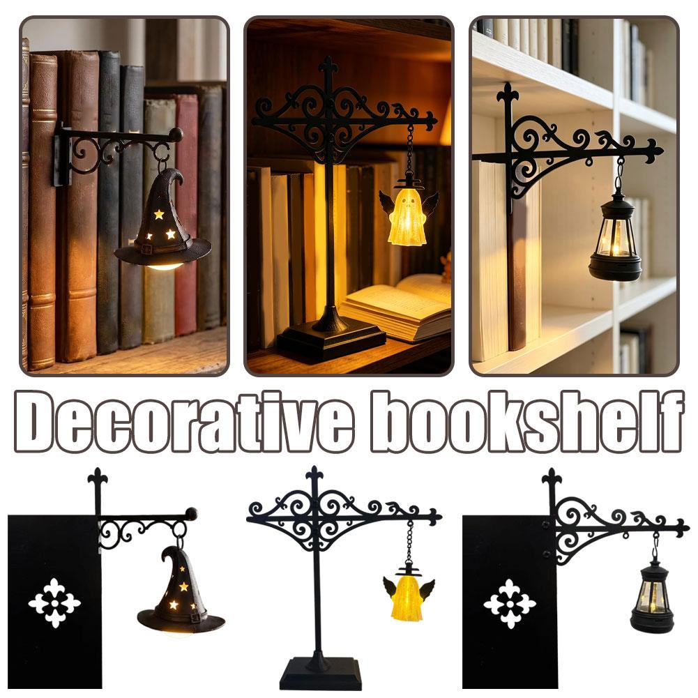 Retro Gothic Bookshelf Lamp Li - Bookshelf ulasan dan harga